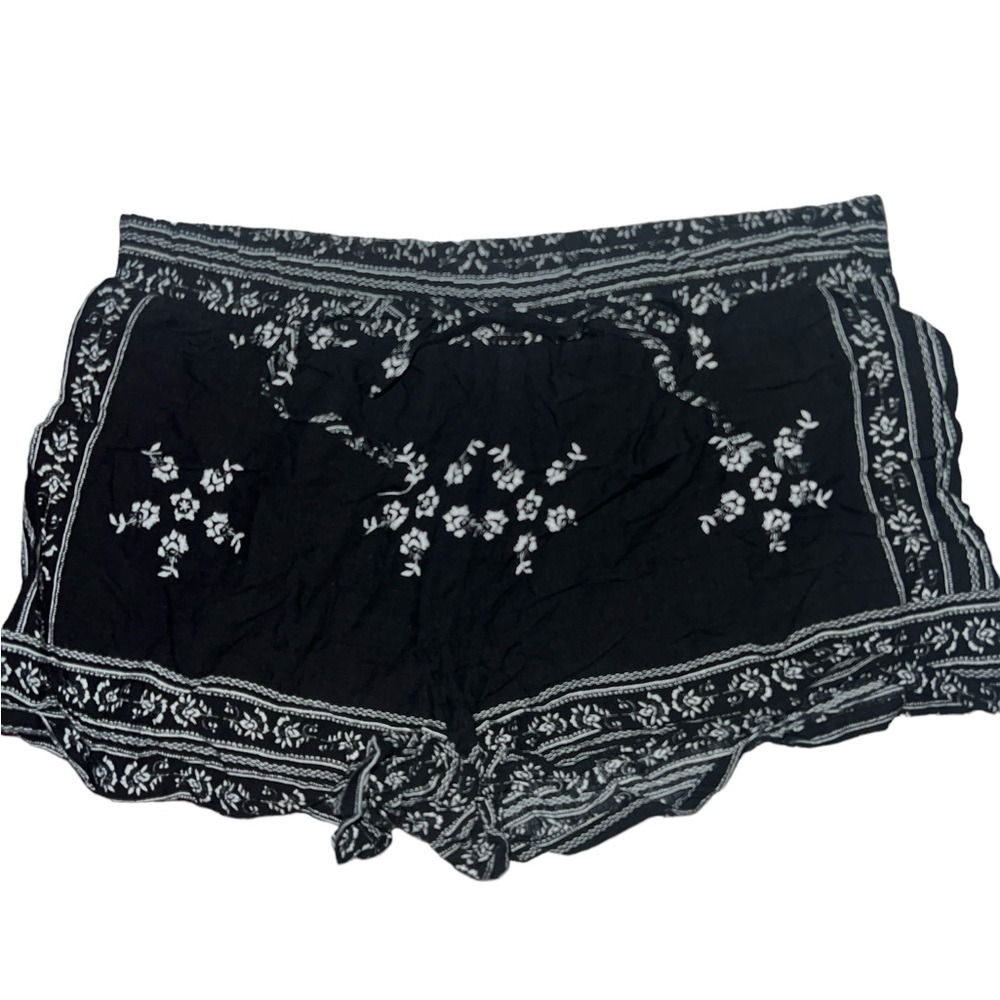 BEBOP |GIRLS RUFFLE FLORAL FLOWY SHORTS SZ MED